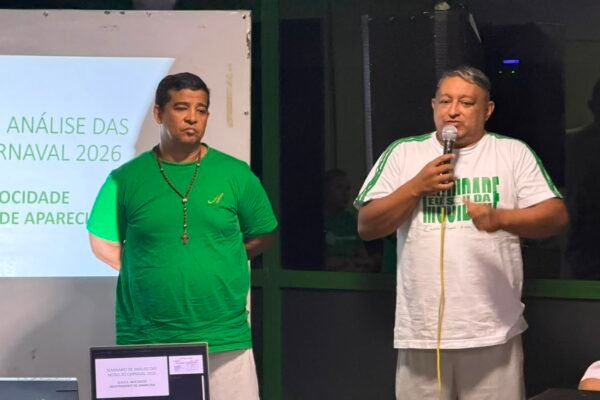 GRESMIA Aparecida inicia preparação para o Carnaval 2027 com análise técnica do desfile de 2026