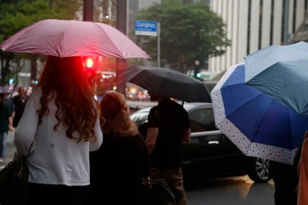 Defesa Civil alerta para chuva com raios em SP