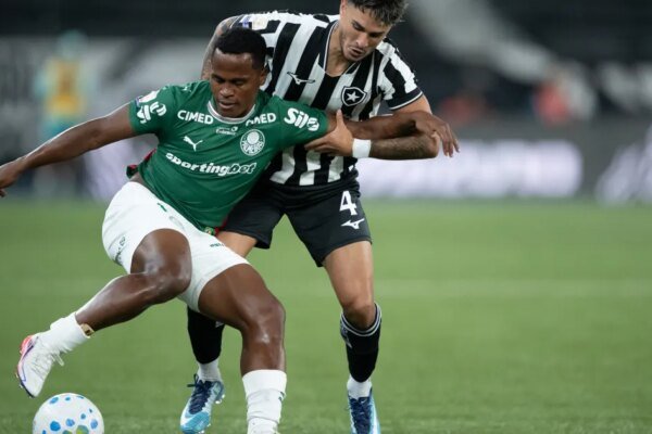 Palmeiras empata com o Botafogo e perde a liderança do Brasileirão