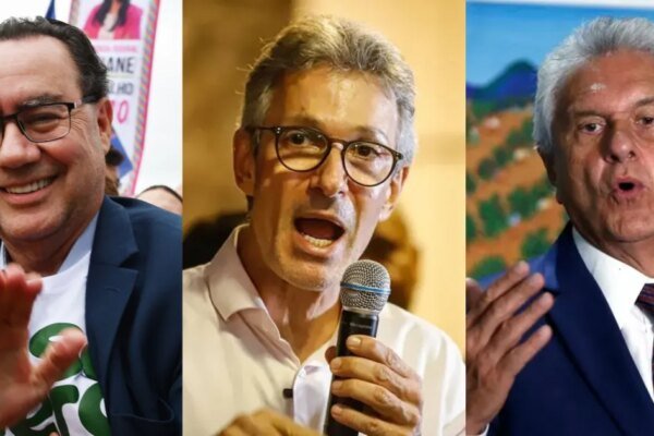 Cury, Zema e Caiado trocam críticas em debate do Flow e disputam voto útil na reta final
