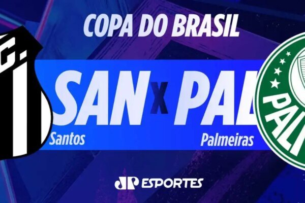 Santos x Palmeiras: acompanhe ao vivo a transmissão da Jovem Pan
