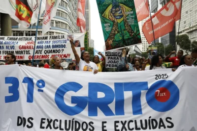 Grito dos Excluídos leva moradia, 6×1 e combate à violência às ruas no 7 de Setembro