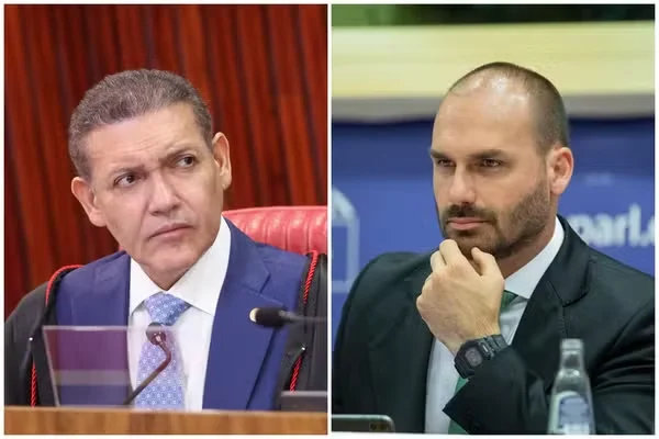 Nunes Marques manda remover posts de Eduardo que questionam urnas eletrônicas