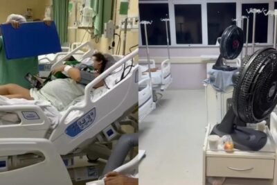 Mães e bebês enfrentam calor sem ar-condicionado no Dona Lindu e situação expõe problemas na saúde do Amazonas