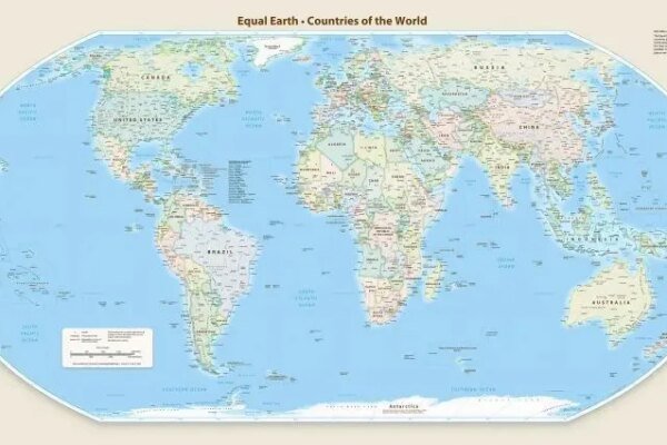 ONU aprova adoção de mapa-múndi com tamanho mais fiel de continentes