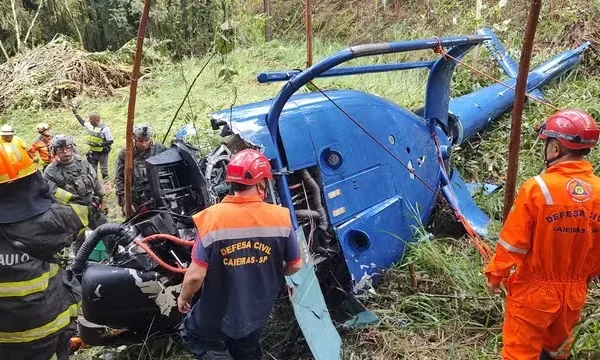 Brasil registra recorde de mortes em acidentes de helicóptero