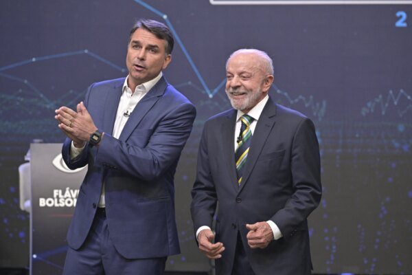 Gerp: Flávio Bolsonaro tem 52% dos votos válidos, e Lula, 48%, em empate técnico