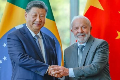 Xi parabeniza Lula pela reeleição e defende ampliar parceria entre China e Brasil