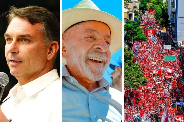 Flávio Bolsonaro pede cassação da chapa Lula-Alckmin e tenta censurar sindicatos