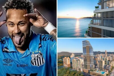 Neymar no litoral catarinense: o prédio de 32 mil m² com apartamentos de até R$ 54 milhões que terá robô autônomo nos elevadores