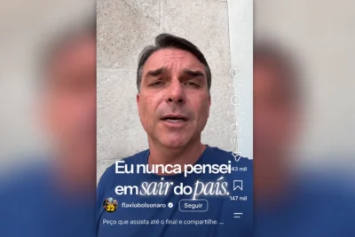 Flávio Bolsonaro disse que não deixaria o Brasil; relembre declarações contrariadas pelos fatos