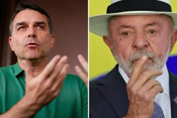 Na pesquisa AtlasIntel, Lula aparece com 47% dos votos válidos e Flávio com 44,1%