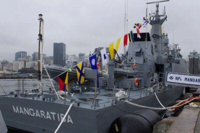 Marinha inaugura novo navio para proteção de plataformas de petróleo e gás