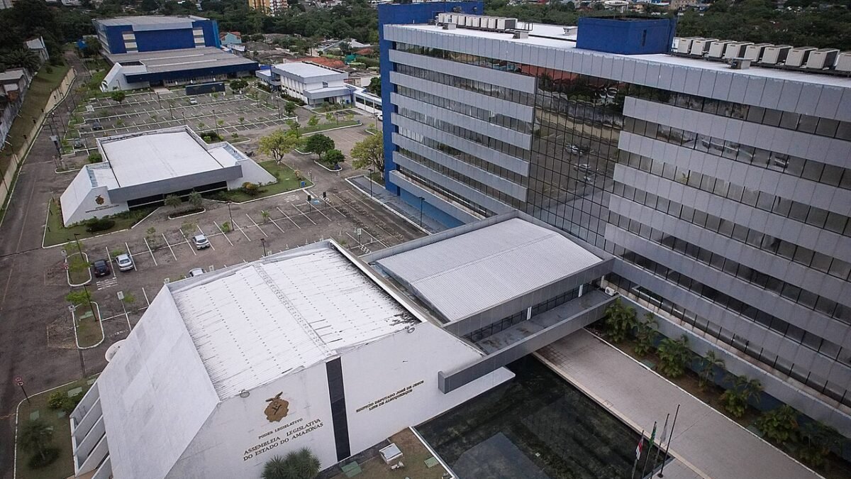 Prédio e dependências da Assembleia Legislativa do Estado do Amazonas em Manaus. Foto: Divulgação / Aleam