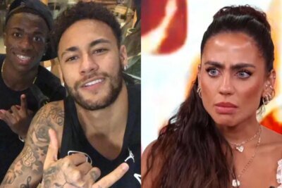Cathê fala sobre ter sido tratada como ex de Neymar e Vini Jr na “Fazenda”