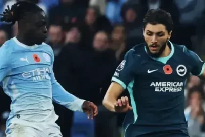 Manchester City perde para o Brighton e vê liderança ameaçada no Inglês