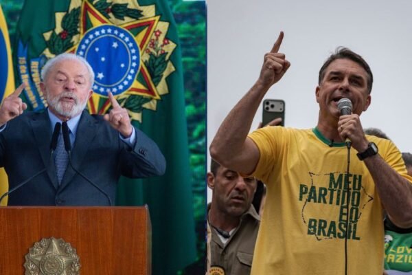 Primeiro turno: Lula tem 45%, e Flávio, 40% dos votos válidos, diz Datafolha