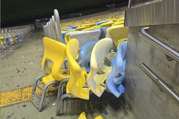 Maracanã depredado e o vandalismo não foi só de argentinos