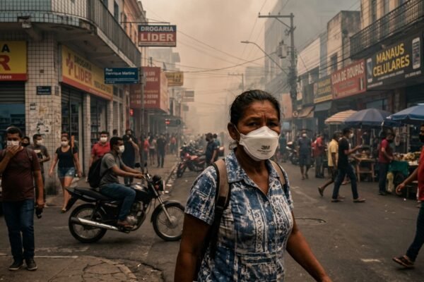 Fumaça em Manaus: como se proteger e preço de máscaras