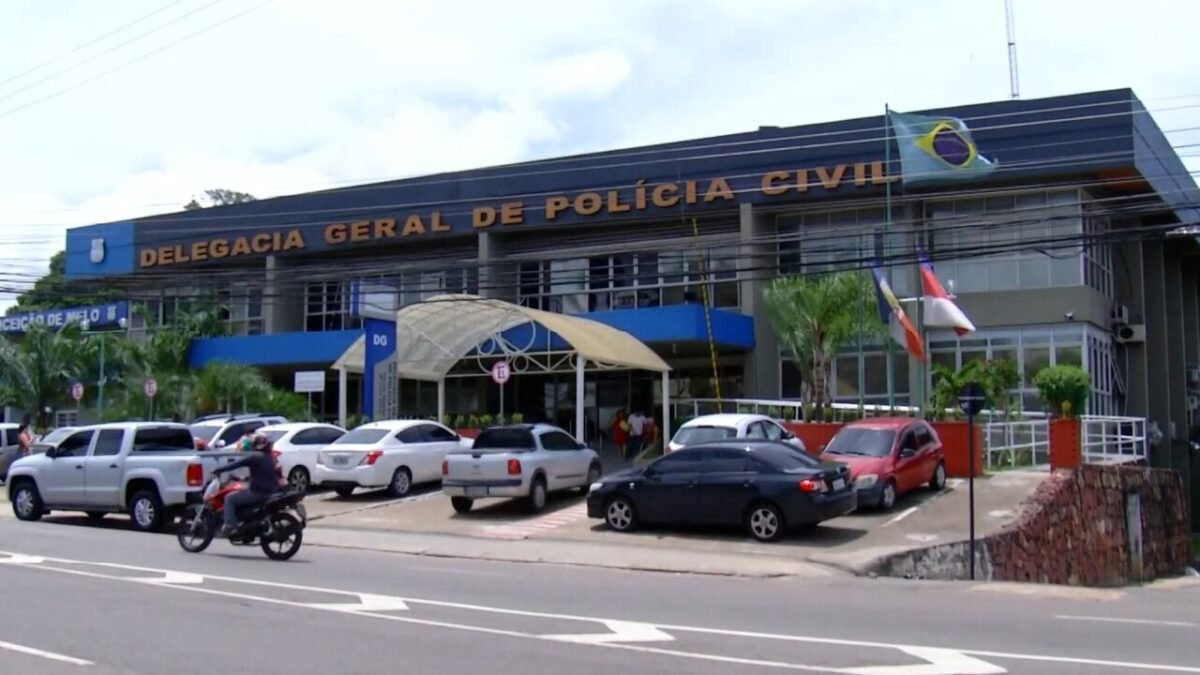 Fachada da Delegacia Geral da Polícia Civil do Estado do Amazonas em Manaus. Foto: Reprodução / Em Tempo