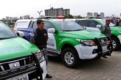 Rocam prende trio e recupera pistola furtada em Manaus