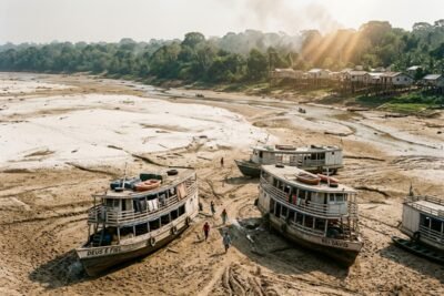 Seca no Amazonas atinge 47 cidades em estado de alerta