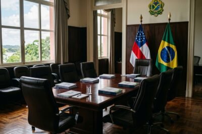 Omar Aziz e Roberto Cidade alinham prioridades para o AM