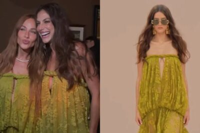 Vestido de Mari Gonzalez e Gio Ewbank é de grife usada por Margot Robbie